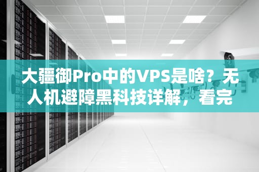 大疆御Pro中的VPS是啥？无人机避障黑科技详解，看完秒变老司机！