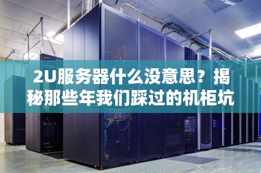 2U服务器什么没意思？揭秘那些年我们踩过的机柜坑！