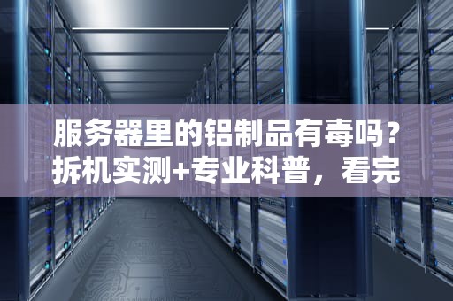 服务器里的铝制品有毒吗？拆机实测+专业科普，看完笑出腹肌！