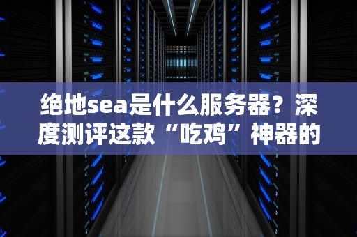 绝地sea是什么服务器？深度测评这款“吃鸡”神器的性能与性价比！