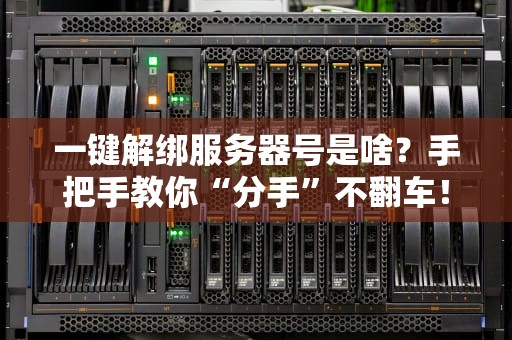 一键解绑服务器号是啥？手把手教你“分手”不翻车！