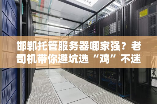 邯郸托管服务器哪家强？老司机带你避坑选“鸡”不迷茫！