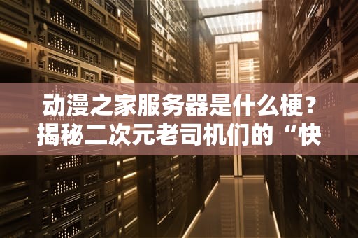 动漫之家服务器是什么梗？揭秘二次元老司机们的“快乐老家”日常崩溃现场