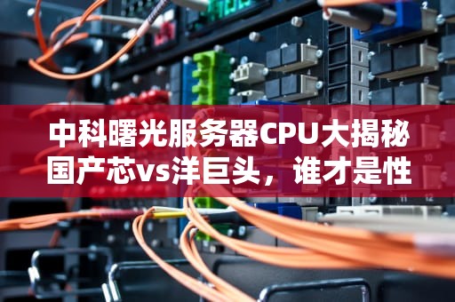 中科曙光服务器CPU大揭秘国产芯vs洋巨头，谁才是性能扛把子？