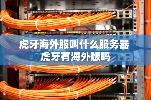 虎牙海外服叫什么服务器 虎牙有海外版吗