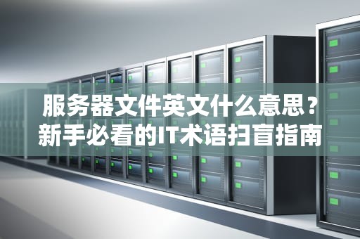 服务器文件英文什么意思？新手必看的IT术语扫盲指南