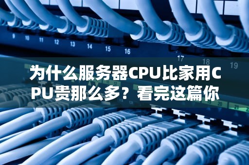 为什么服务器CPU比家用CPU贵那么多？看完这篇你就懂了！