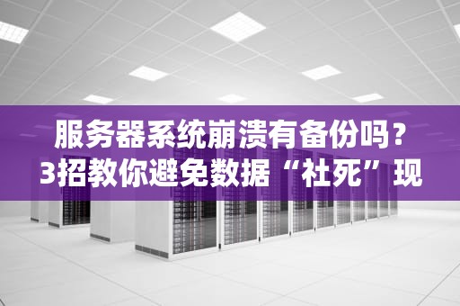 服务器系统崩溃有备份吗？3招教你避免数据“社死”现场！