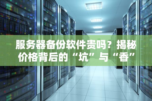 服务器备份软件贵吗？揭秘价格背后的“坑”与“香”