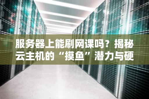 服务器上能刷网课吗？揭秘云主机的“摸鱼”潜力与硬核限制！