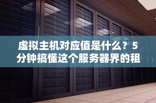 虚拟主机对应值是什么？5分钟搞懂这个服务器界的租房合同！