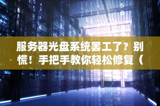 服务器光盘系统罢工了？别慌！手把手教你轻松修复（附专业测评干货）