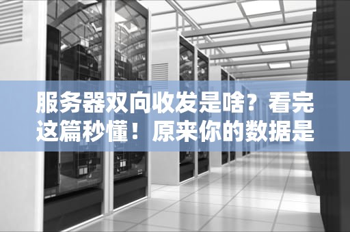 服务器双向收发是啥？看完这篇秒懂！原来你的数据是这样“谈恋爱”的！