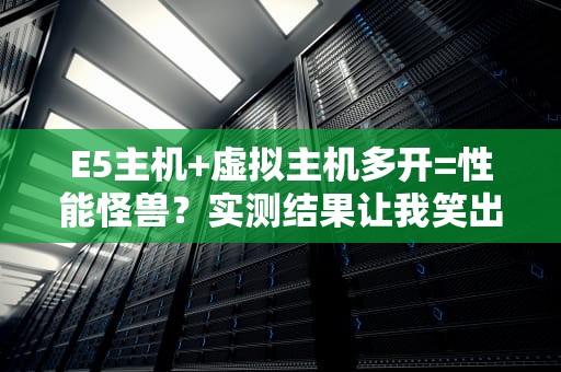 E5主机+虚拟主机多开=性能怪兽？实测结果让我笑出猪叫！