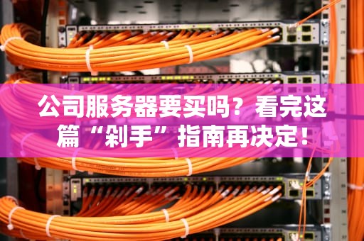 公司服务器要买吗？看完这篇“剁手”指南再决定！