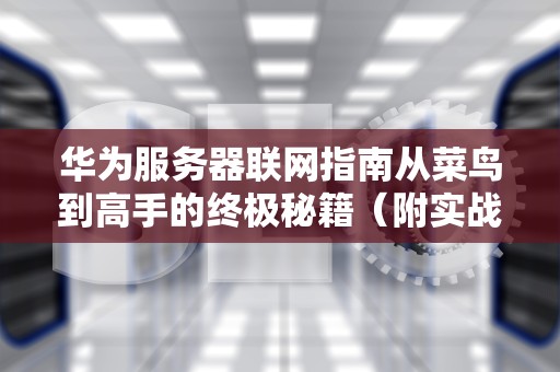 华为服务器联网指南从菜鸟到高手的终极秘籍（附实战案例）