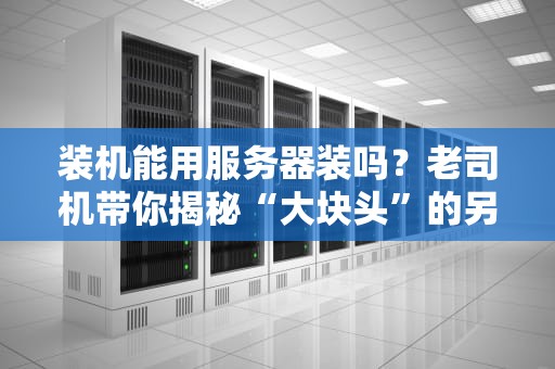 装机能用服务器装吗？老司机带你揭秘“大块头”的另类玩法！