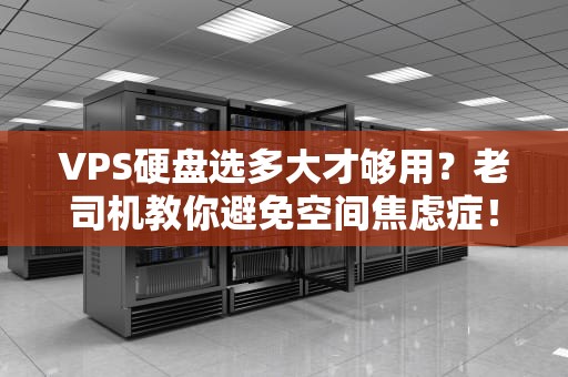 VPS硬盘选多大才够用？老司机教你避免空间焦虑症！