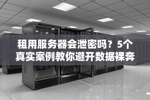 租用服务器会泄密吗？5个真实案例教你避开数据裸奔陷阱！