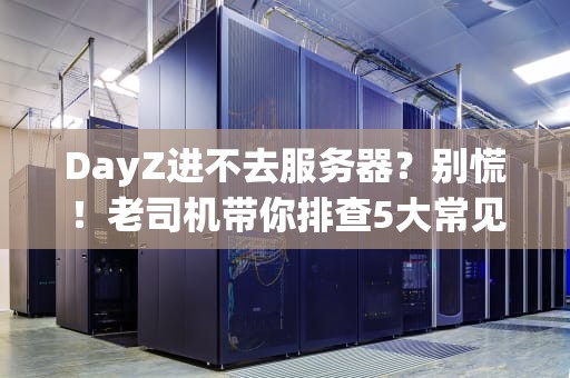 DayZ进不去服务器？别慌！老司机带你排查5大常见问题