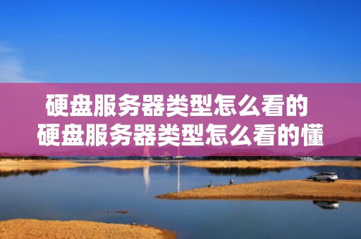 硬盘服务器类型怎么看的 硬盘服务器类型怎么看的懂