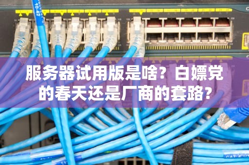 服务器试用版是啥？白嫖党的春天还是厂商的套路？
