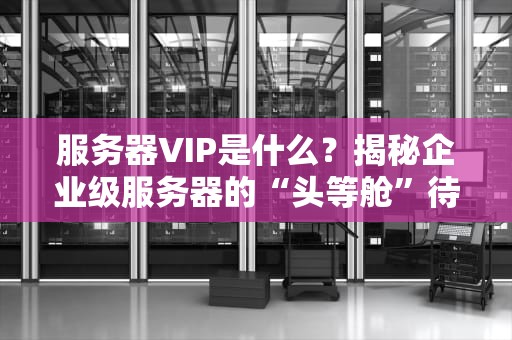服务器VIP是什么？揭秘企业级服务器的“头等舱”待遇！
