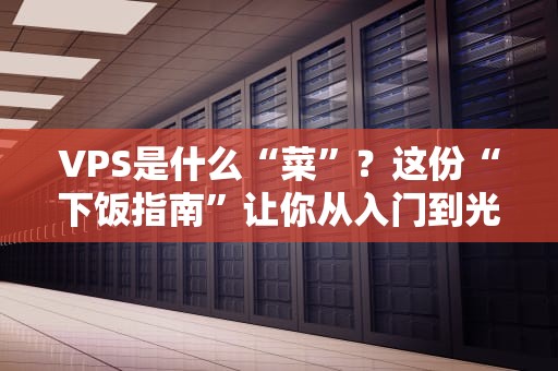 VPS是什么“菜”？这份“下饭指南”让你从入门到光盘！