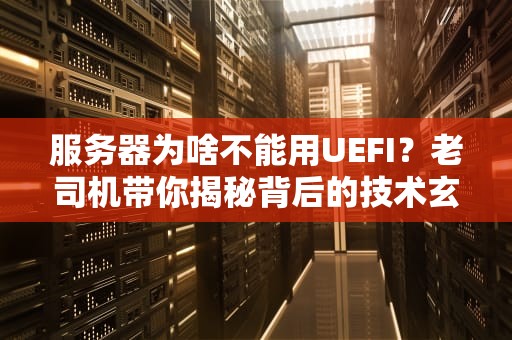 服务器为啥不能用UEFI？老司机带你揭秘背后的技术玄机！