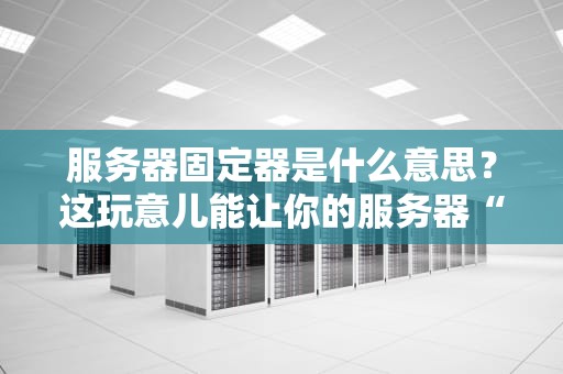 服务器固定器是什么意思？这玩意儿能让你的服务器“稳如老狗”吗？