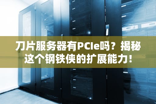 刀片服务器有PCIe吗？揭秘这个钢铁侠的扩展能力！