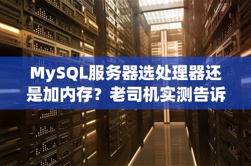 MySQL服务器选处理器还是加内存？老司机实测告诉你答案！