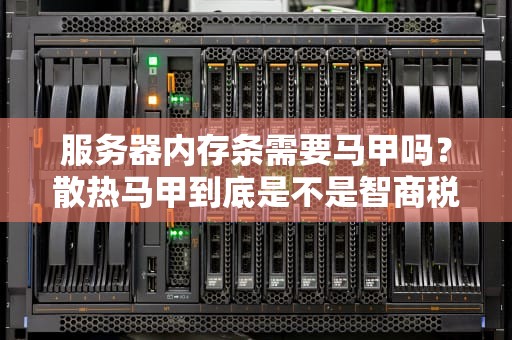 服务器内存条需要马甲吗？散热马甲到底是不是智商税？