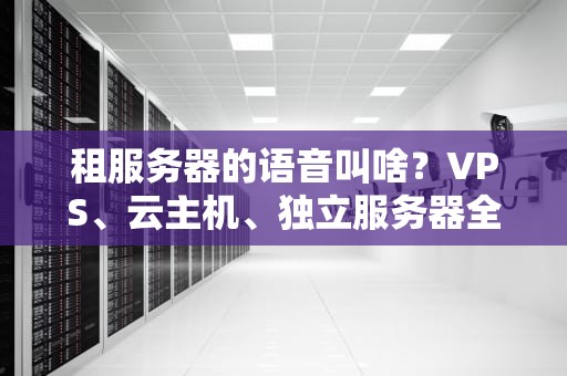 租服务器的语音叫啥？VPS、云主机、独立服务器全解析，小白秒懂！