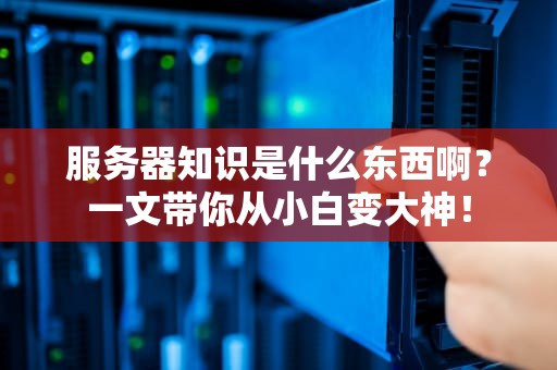 服务器知识是什么东西啊？一文带你从小白变大神！