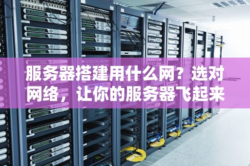 服务器搭建用什么网？选对网络，让你的服务器飞起来！