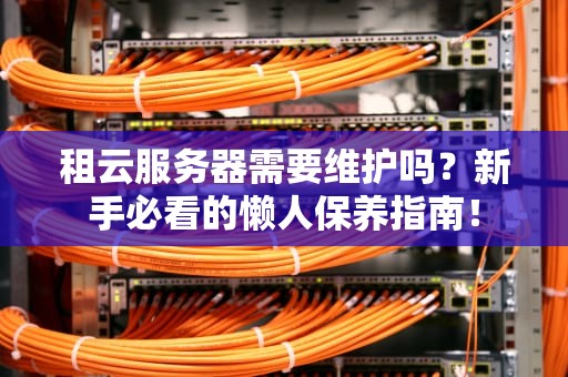 租云服务器需要维护吗？新手必看的懒人保养指南！