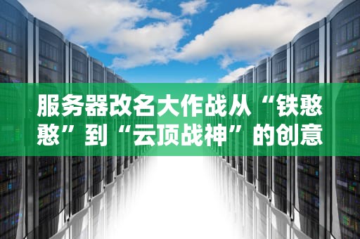 服务器改名大作战从“铁憨憨”到“云顶战神”的创意命名指南