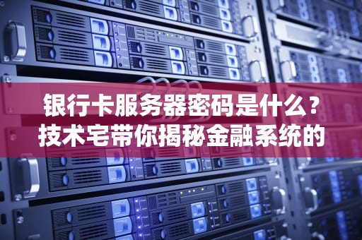 银行卡服务器密码是什么？技术宅带你揭秘金融系统的防盗门密码