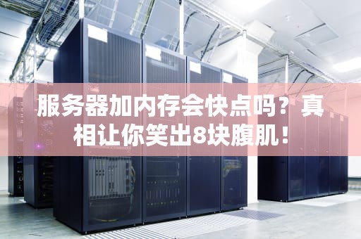 服务器加内存会快点吗？真相让你笑出8块腹肌！