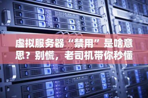 虚拟服务器“禁用”是啥意思？别慌，老司机带你秒懂避坑！