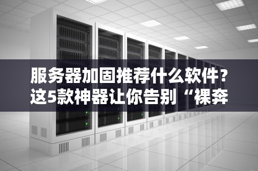 服务器加固推荐什么软件？这5款神器让你告别“裸奔”风险！