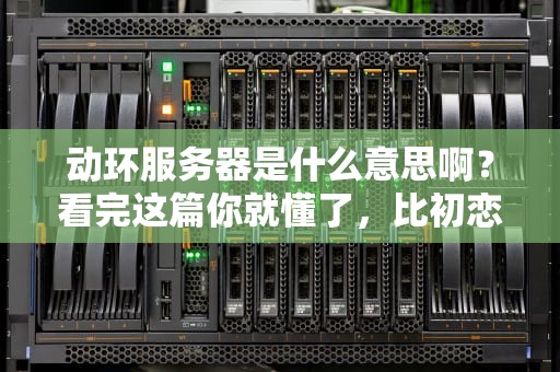 动环服务器是什么意思啊？看完这篇你就懂了，比初恋还清晰！