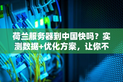荷兰服务器到中国快吗？实测数据+优化方案，让你不再跨国恋！