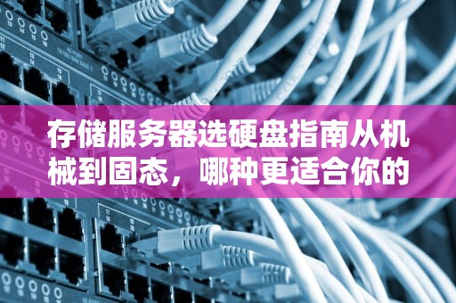 存储服务器选硬盘指南从机械到固态，哪种更适合你的数据仓库？