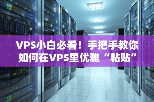 VPS小白必看！手把手教你如何在VPS里优雅“粘贴”，告别手残党噩梦