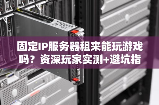 固定IP服务器租来能玩游戏吗？资深玩家实测+避坑指南！