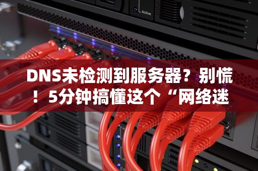 DNS未检测到服务器？别慌！5分钟搞懂这个“网络迷路”问题