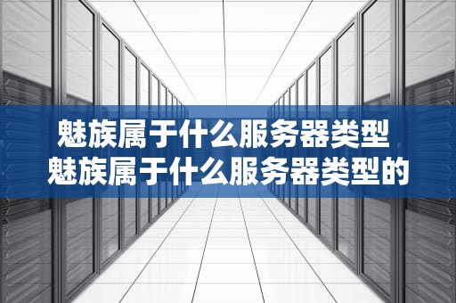 魅族属于什么服务器类型 魅族属于什么服务器类型的手机