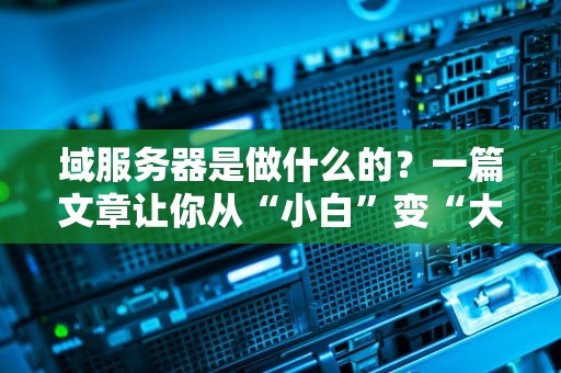域服务器是做什么的？一篇文章让你从“小白”变“大神”！（附真实测评）